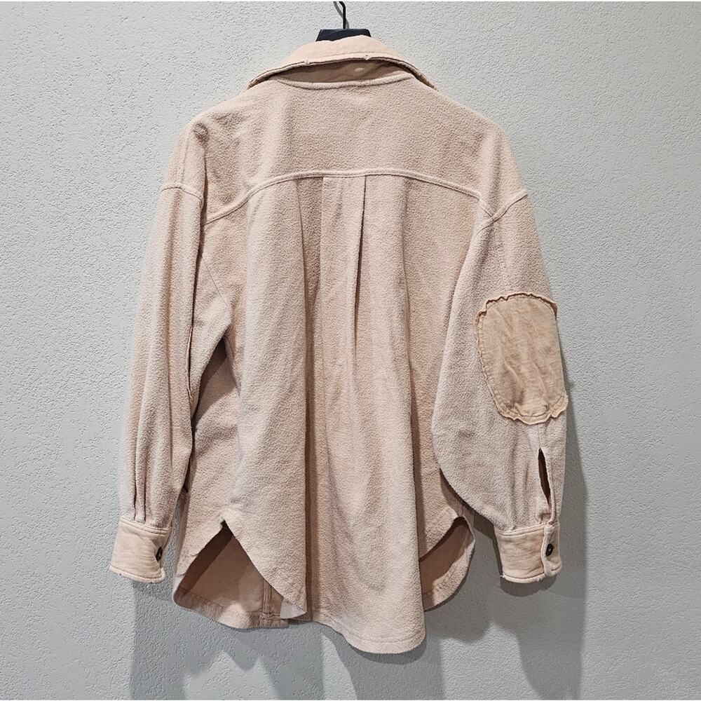 Free People Ruby Shacket jacket in the 'sweetheart sunrise' - Picture 10 of 10
